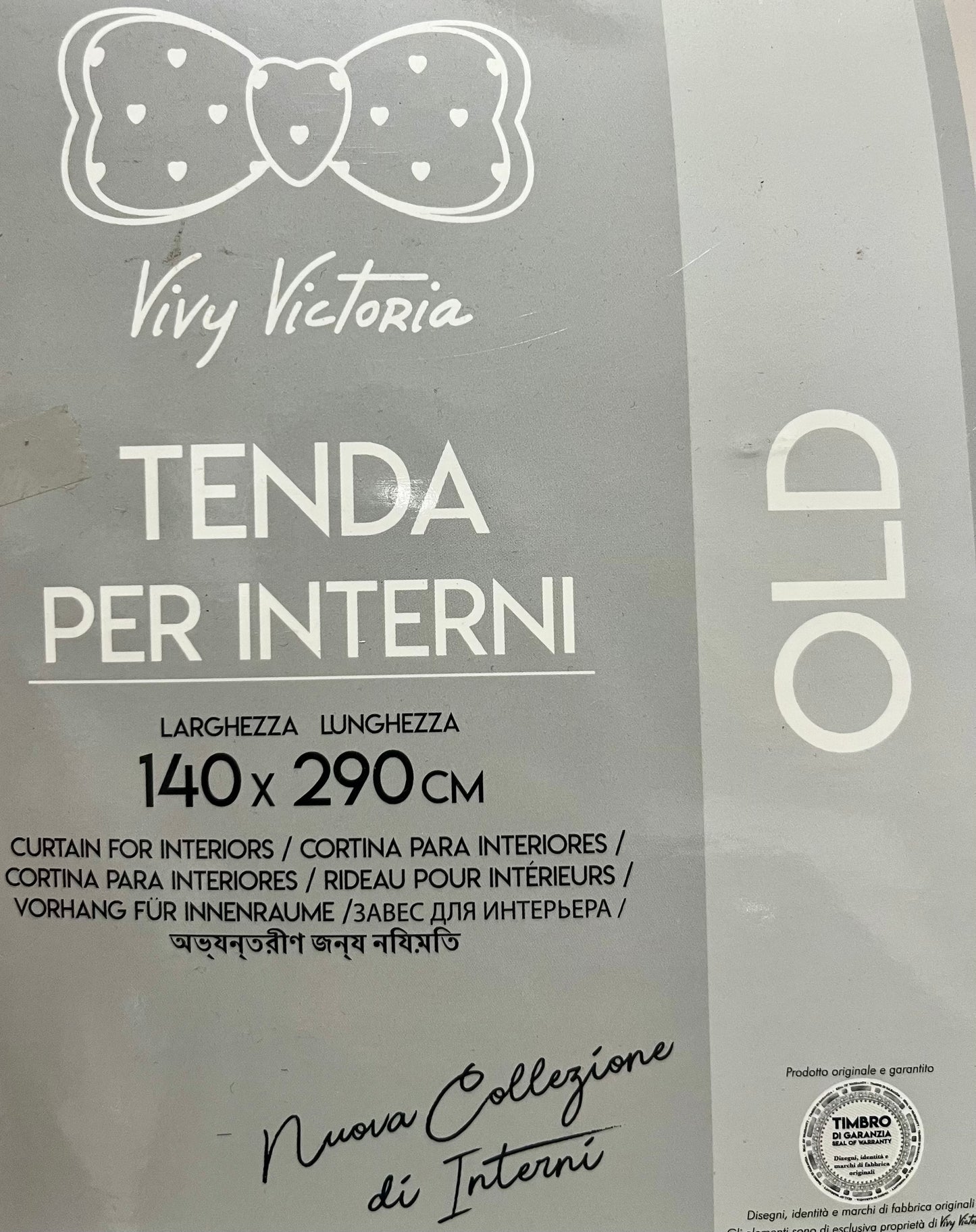 Tende Vivy Victoria – OLD con 8 Anelli (140 x 290 cm)