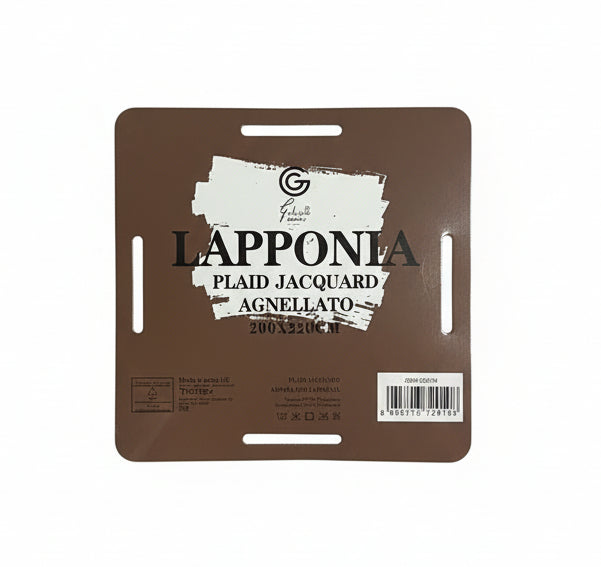 Plaid Gabriello Ucci Firenze Lapponia Jacquard Agnellato – 200×220 cm