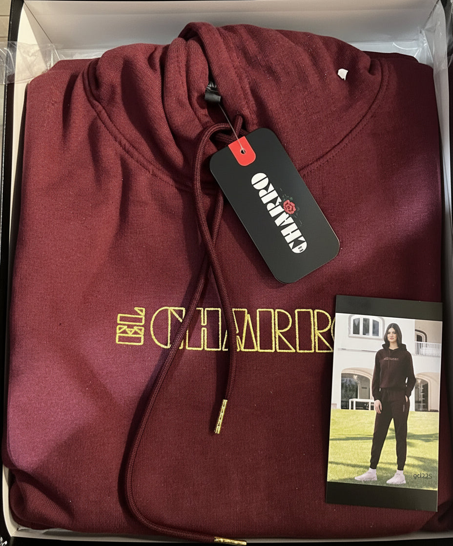 Tuta Charro in Caldo Cotone – Nero e Bordeaux - art. 225