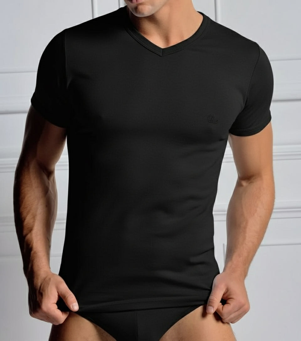 3 PEZZI - Maglia Uomo Navigare Scollo a V Art. 112 – Caldo Cotone