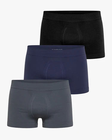 3 PEZZI - Boxer da uomo Pompea Seamless in microfibra