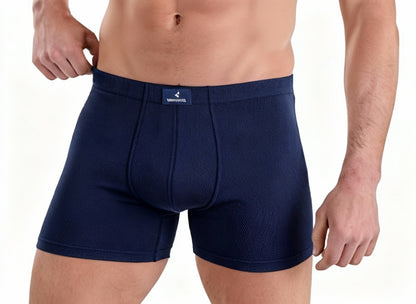 2 PEZZI - Boxer Uomo Navigare in Cotone Elasticizzato con Elastico Interno – art. 573