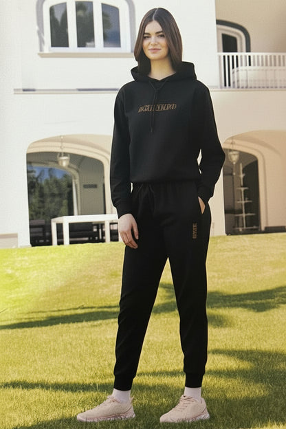 Tuta Charro in Caldo Cotone – Nero e Bordeaux - art. 225