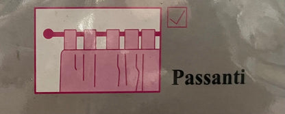 Tende Doppio Telo Arancio con passanti (140 x 290 cm)