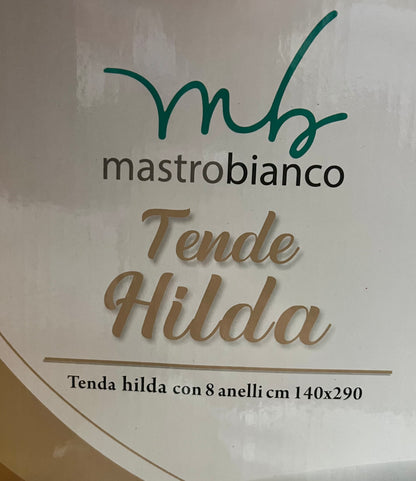 Tende Mastro Bianco – Hilda con 8 Anelli (140 x 290 cm)