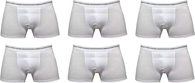Enrico Coveri 2 PEZZI - boxer in cotone elasticizzato ed elastico esterno - art. EB1000