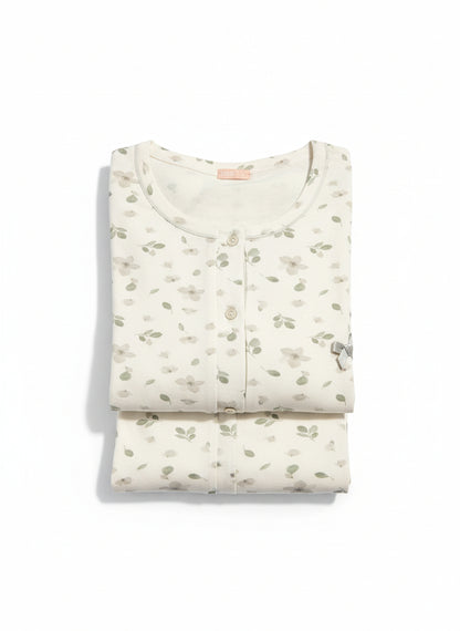 Pigiama Donna Irge in Caldo Cotone con Apertura sulla Giacca due colori – art. 2162