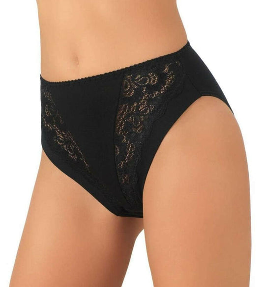 JADEA 3 slip in cotone modal e inserti in pizzo - art. 788