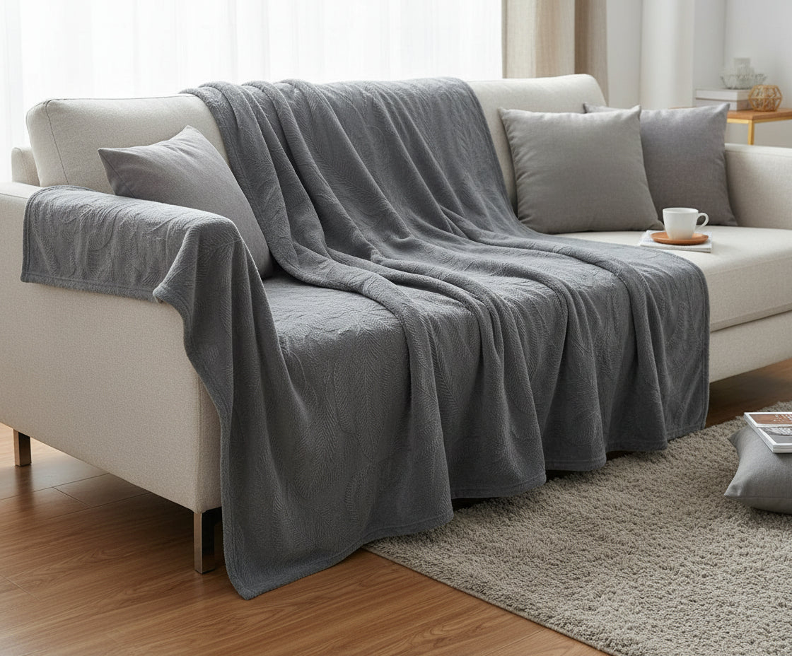 Plaid IRGE in Morbida Flannel – 200×225 cm