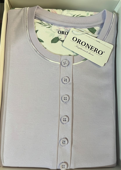 Pigiama Oro Nero in caldo cotone due colori - art. 475