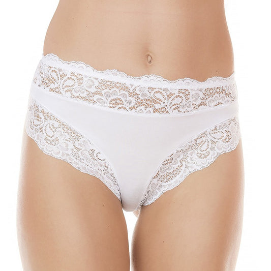 JADEA 3 Slip in cotone modal e pizzo - Art. 742