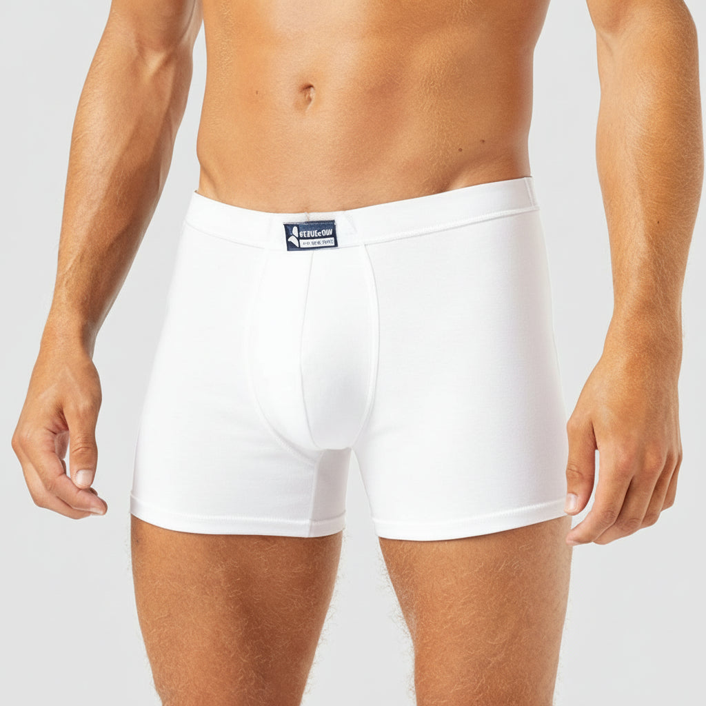 2 PEZZI - Boxer Uomo Navigare in Cotone Elasticizzato con Elastico Interno – art. 573