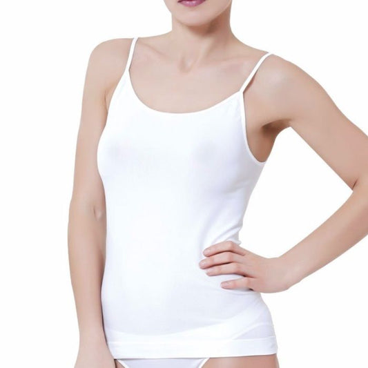 ILARY canotta in microfibra spalla stretta - art. 001