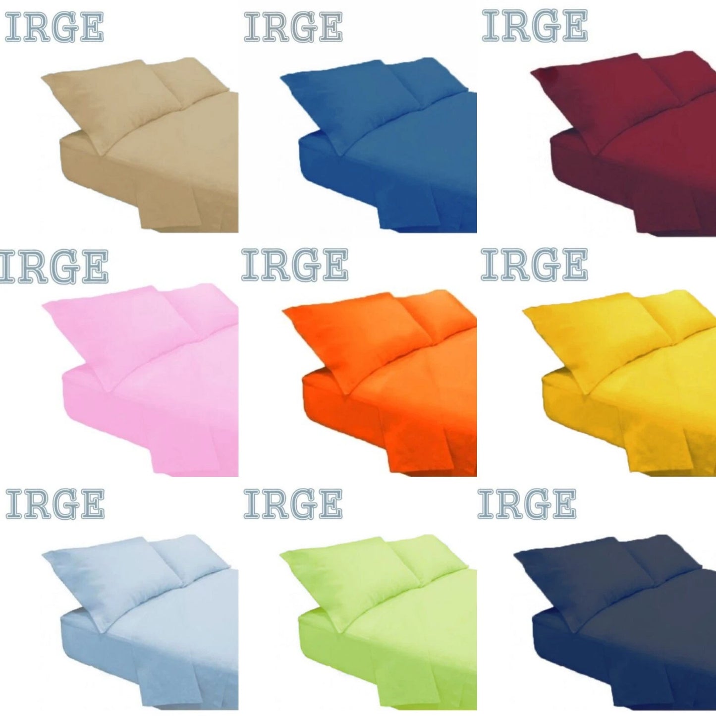 Set Lenzuola 100% Cotone IRGE – Comfort e Qualità Made in Italy