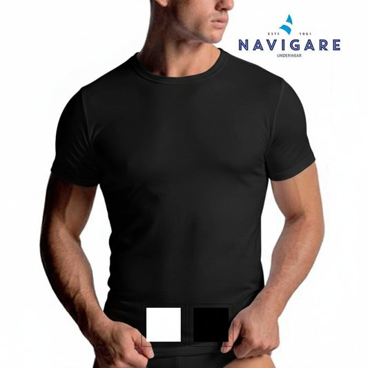 3 PEZZI - Maglia Uomo Navigare Girocollo Art. 111 - Caldo Cotone