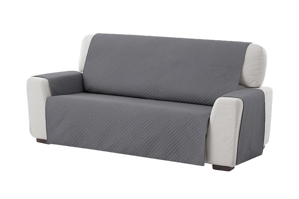 Copridivano / Salvadivano Trapuntato Reversibile Double Face in 5 coppie di colori - 1, 2. 3 e 4 posti