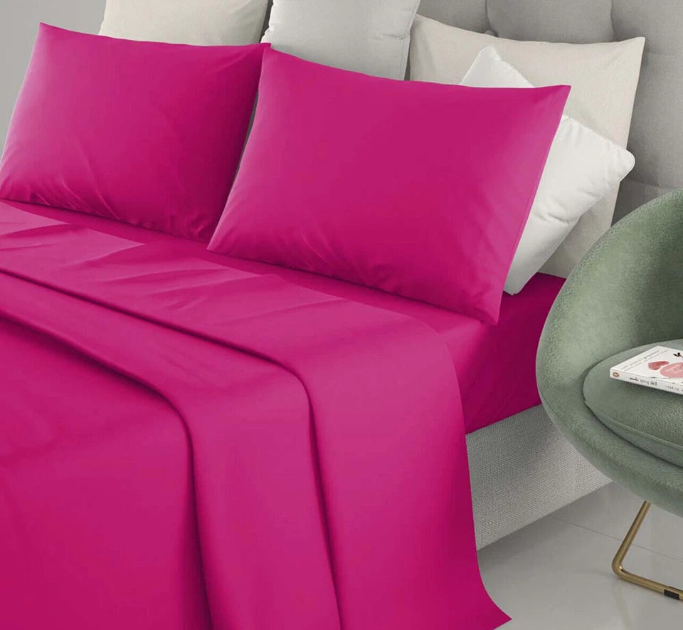 Set Lenzuola 100% Cotone GURU disponibili in 11 colori