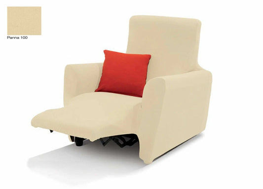 Copripoltrona Elasticizzato Reclinabile 1 Posto con Movimento Relax – Tinta Unita