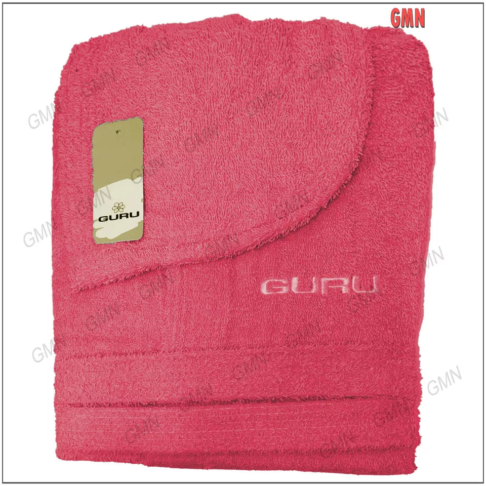 Accappatoio in Spugna con Cappuccio GURU da Uomo e da Donna  in 6 colori