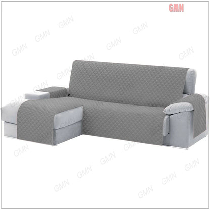 Copridivano Angolare Trapuntato con Penisola Destra e Sinistra – Reversibile Double Face per divani da 2, 3 o 4 posti