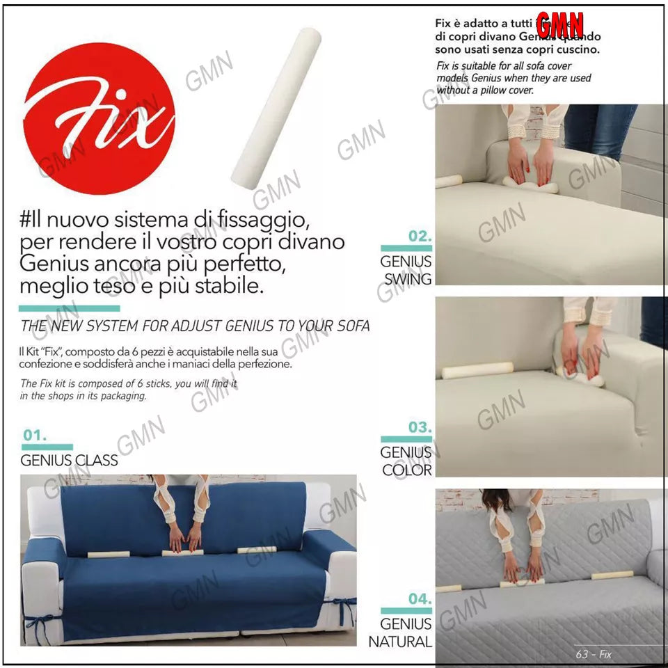 Kit Ferma Divano in Spugna – Blocca Copridivano / Salvadivano