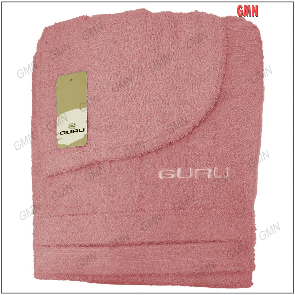 Accappatoio in Spugna con Cappuccio GURU da Uomo e da Donna  in 6 colori