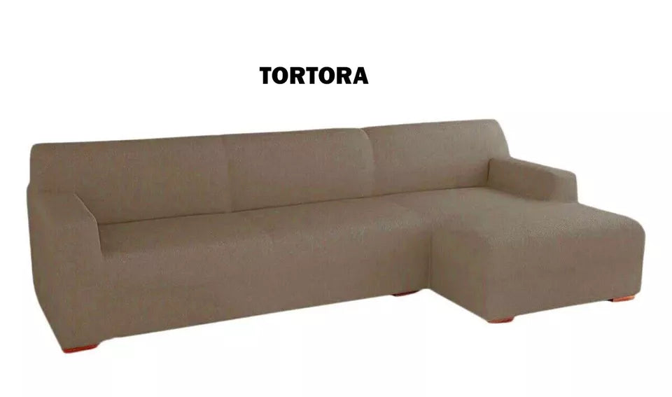 Copridivano Angolare con Penisola Destra o Sinistra – Tessuto Elasticizzato per 2, 3 e 4 Posti