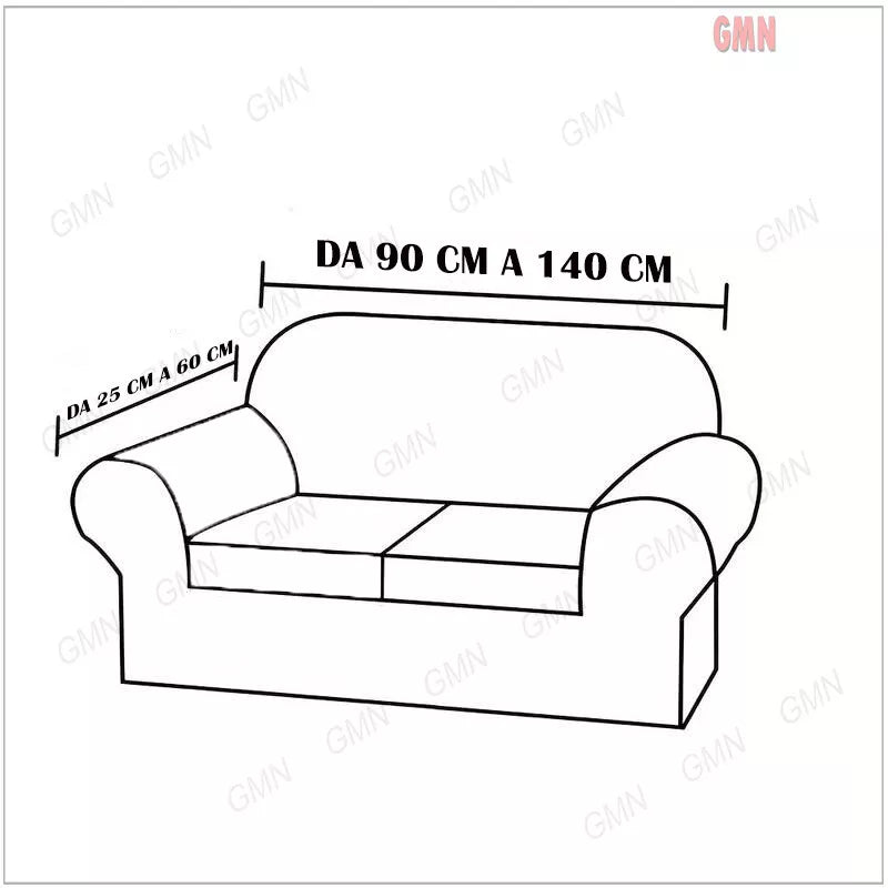 Copridivano Elasticizzato Fantasia B nella trama – 1, 2, 3 e 4 Posti