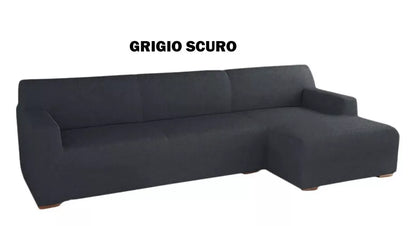 Copridivano Angolare con Penisola Destra o Sinistra – Tessuto Elasticizzato per 2, 3 e 4 Posti